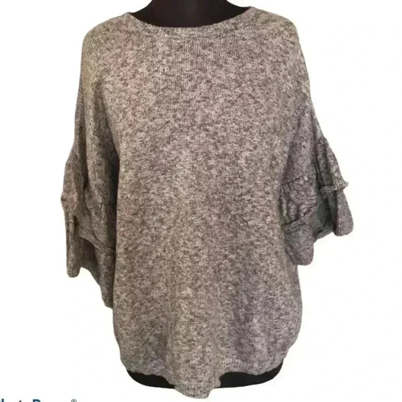 Eloquii Ruffled Bell Sleeve Sweater Size 18/20 - Picture 1 of 6